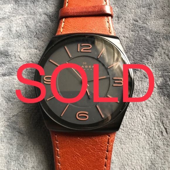 Skagen Other - Skagen watch men’s leather band